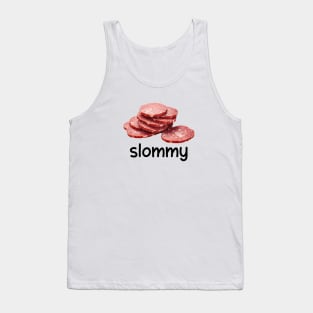 Slommy Salami, Funny Meme Shirt, Ironic Shirt, Shirt Joke Gift, Oddly Specific, Unhinged Shirt, Cursed, Gag Gift, Cringey Tank Top